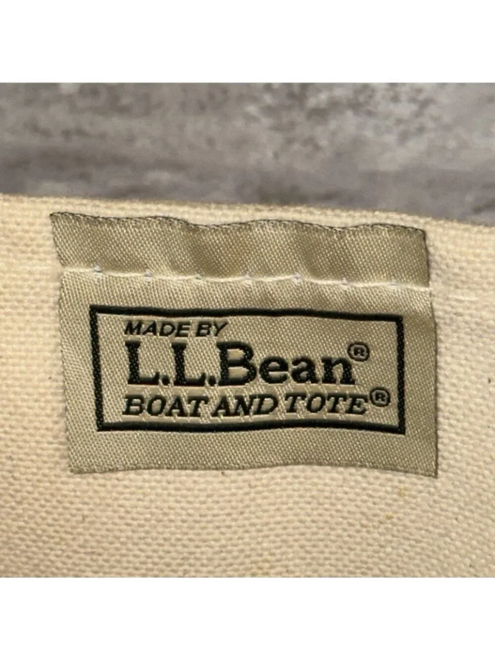 LL Bean Cardinal’s open Winged Foot Golf Club Canvas Boat And Tote Black Handles